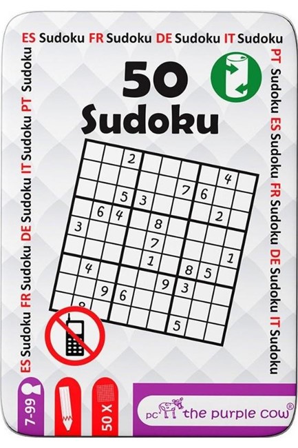 ΠΑΙΧΝΙΔΙ ΤΑΞΙΔΙΟΥ 50 ΚΑΡΤΩΝ THE PURPLE COW-SUDOKU