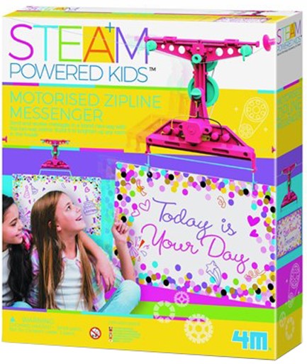 ΚΑΤΑΣΚΕΥΗ ΤΕΛΕΦΕΡΙΚ ΜΕ ΜΗΝΥΜΑ STEAM POWERED KIDZ 4M 0409