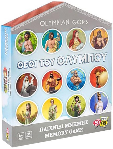 ΘΕΟΙ ΤΟΥ ΟΛΥΜΠΟΥ ΠΑΙΧΝΙΔΙ ΜΝΗΜΗΣ 50/50