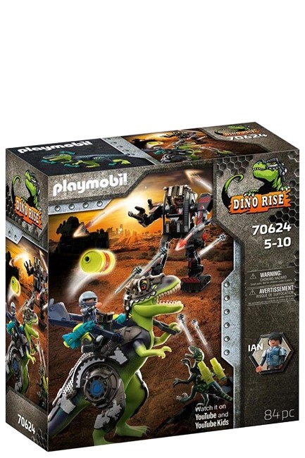 PLAYMOBIL DINOS RISE-70624 T-REX Η ΜΑΧΗ ΤΩΝ ΓΙΓΑΝΤΩΝ