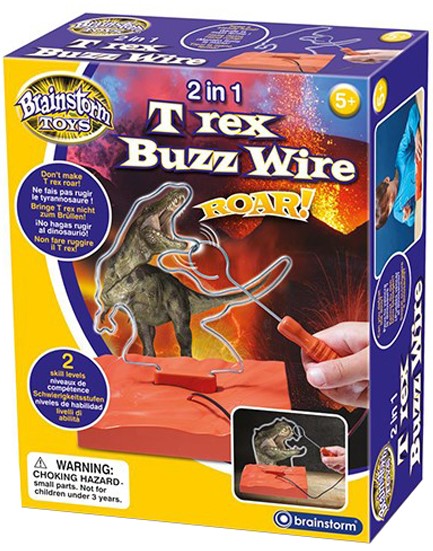 ΔΕΙΝΟΣΑΥΡΟΣ T-REX 2 ΣΕ 1 BUZZ BRAINSTORM