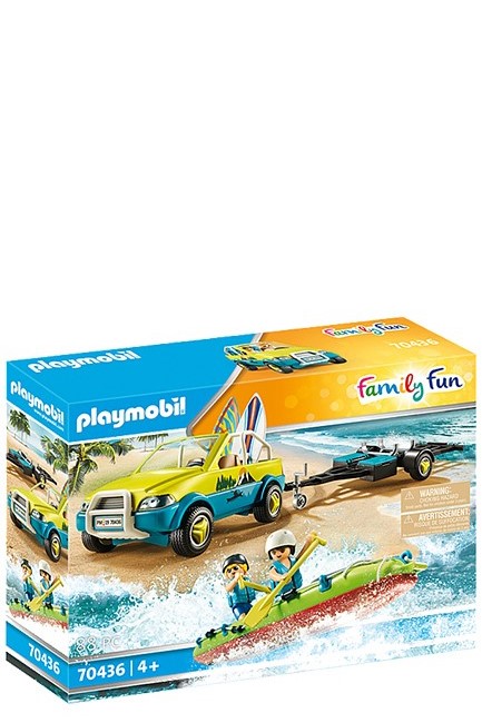 PLAYMOBIL ΠΑΡΑΘΑΛΑΣΣΙΟ ΞΕΝΟΔΟΧΕΙΟ-70436 ΑΥΤΟΚΙΝΗΤΟ ΜΕ ΑΝΟΙΧΤΗ ΟΡΟΦΗ ΚΑΙ ΚΑΝΟ