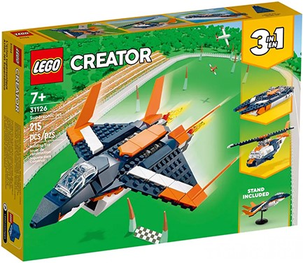 LEGO CREATOR-31126 SUPERSONIC JET