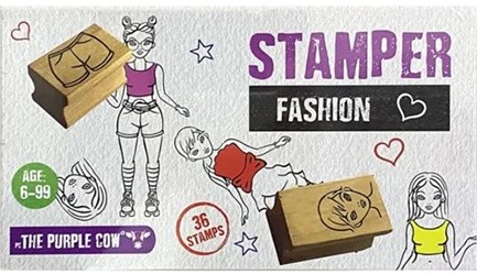 ΣΕΤ ΞΥΛΙΝΕΣ ΣΤΑΜΠΕΣ PURPLE COW 36 TEM.-ΜΟΔΑ
