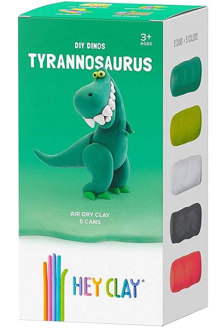 ΚΑΤΑΣΚΕΥΕΣ ΑΠΟ ΠΗΛΟ HEY CLAY-CLAYMATES TYRANNOSAURUS
