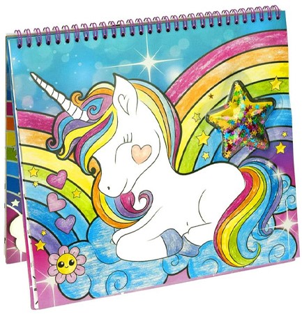 ΜΠΛΟΚ ΣΧΕΔΙΑΣΗΣ ΜΕ ΑΥΤΟΚΟΛΛΗΤΑ GIRABRILLA UNICORN