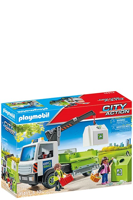 PLAYMOBIL ΑΝΑΚΥΚΛΩΣΗ-71431 ΟΧΗΜΑ ΠΕΡΙΣΥΛΛΟΓΗΣ ΚΑΔΩΝ ΑΝΑΚΥΚΛΩΣΗΣ ΓΥΑΛΙΟΥ