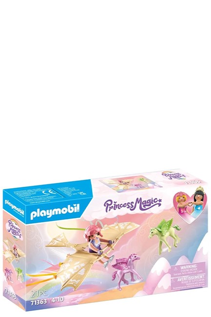 PLAYMOBIL ΠΑΛΑΤΙ ΤΟΥ ΟΥΡΑΝΙΟΥ ΤΟΞΟΥ-71363 ΕΚΔΡΟΜΗ ΣΤΑ ΣΥΝΝΕΦΑ ΜΕ ΜΙΚΡΟΥΣ ΠΗΓΑΣΟΥΣ