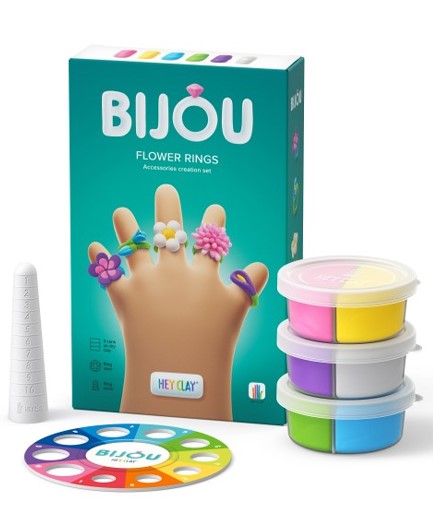 ΚΑΤΑΣΚΕΥΕΣ ΑΠΟ ΠΗΛΟ HEY CLAY BIJOU FLOWER RINGS