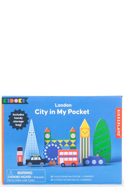 ΤΟΥΒΛΑΚΙΑ ΞΥΛΙΝΑ 9 ΤΕΜ KIKKERLAND MINI LONDON CITY IN MY POCKET