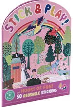ΑΥΤΟΚΟΛΛΗΤΑ ΕΠΑΝΑΧΡΗΣΙΜΟΠΟΙΟΥΜΕΝΑ STICK AND PLAY FLOSS AND ROCK RAINBOW FAIRY