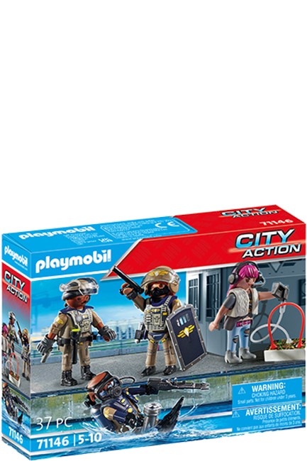 PLAYMOBIL ΑΣΤΥΝΟΜΙΑ-71146 ΟΜΑΔΑ ΕΙΔΙΚΩΝ ΔΥΝΑΜΕΩΝ