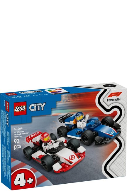 LEGO CITY FORMULA 1-60464 F1 WILLIAMS RACING & HAAS F1 RACE CARS