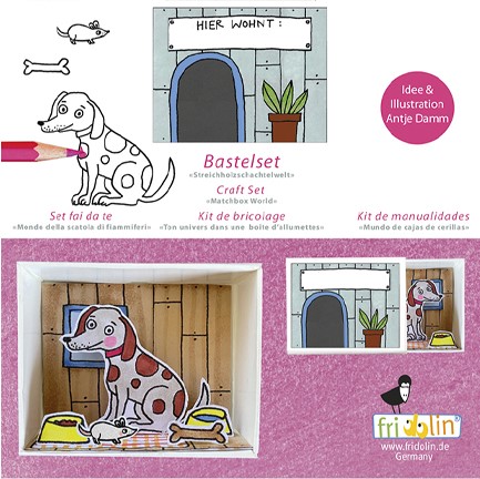 ΚΑΤΑΣΚΕΥΑΖΩ-ΧΡΩΜΑΤΙΖΩ FRIDOLIN MATCHBOX KIT-DOG