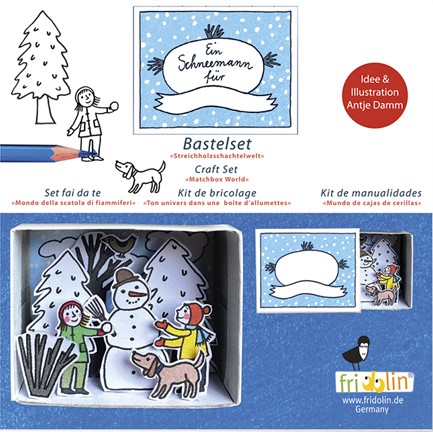 ΚΑΤΑΣΚΕΥΑΖΩ ΧΡΩΜΑΤΙΖΩ FRIDOLIN MATCHBOX KIT-WINTER IN THE FOREST