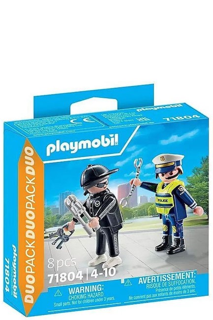 PLAYMOBIL ΑΣΤΥΝΟΜΙΑ-71804 ΑΣΤΥΝΟΜΟΣ ΚΑΙ ΔΙΑΡΡΗΚΤΗΣ