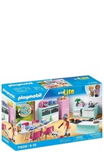 PLAYMOBIL ΜΟΝΤΕΡΝΑ ΒΙΛΑ-71608 ΜΟΝΤΕΡΝΑ ΚΟΥΖΙΝΑ ΜΕ ΤΡΑΠΕΖΑΡΙΑ