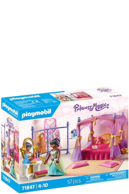 PLAYMOBIL ΠΡΙΓΚΙΠΙΚΟ ΠΑΛΑΤΙ-71847 ΒΑΣΙΛΙΚΟ ΥΠΝΟΔΩΜΑΤΙΟ ΜΕ ΒΕΣΤΙΑΡΙΟ
