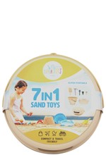 ΠΑΙΧΝΙΔΙ ΠΑΡΑΛΙΑΣ COMPACT TOYS ΚΟΥΒΑΔΑΚΙ 7 ΣΕ 1-BEIGE