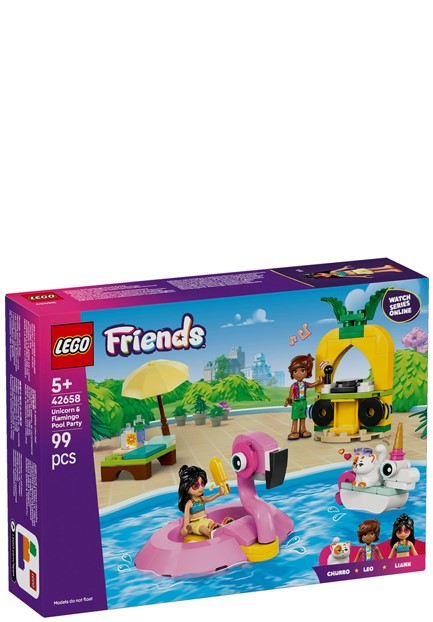 LEGO FRIENDS-42658 UNICORN & FLAMINGO POOL PARTY