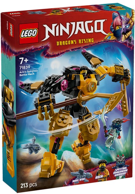 LEGO NINJAGO-71839 ARIN'S SPINJITZU BATTLE MECH