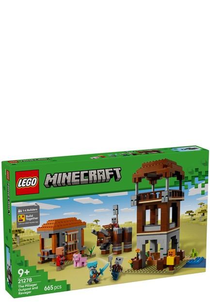 LEGO MINECRAFT-21278 THE PILLAGER OUTPOST AND RAVAGER
