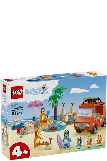 LEGO BLUEY-11202 BLUEY'S BEACH AND FAMILY CAR TRIP