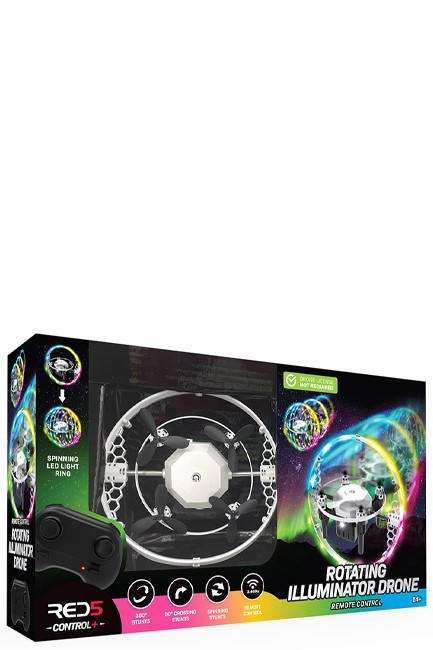 DRONE ΤΗΛΕΚΑΤΕΥΘΥΝΟΜΕΝΟ ROTATING ILLUMINATOR THE SOURCE ΜΕ ΠΕΡΙΣΤΡΕΦΩΜΕΝΑ LED