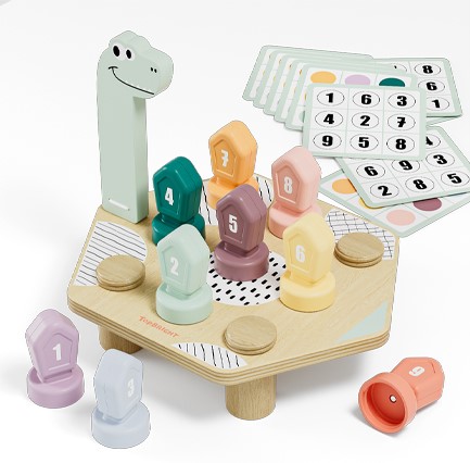 ΕΚΜΑΘΗΣΗ ΧΡΩΜΑΤΩΝ ΚΑΙ ΑΡΙΘΜΩΝ TOP BRIGHT HAPPY DINO TWIST