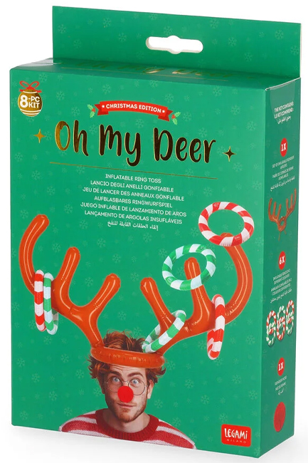 ΠΑΙΧΝΙΔΙ ΜΕ ΚΡΙΚΟΥΣ LEGAMI RIG0001 OH MY DEER REINDEER