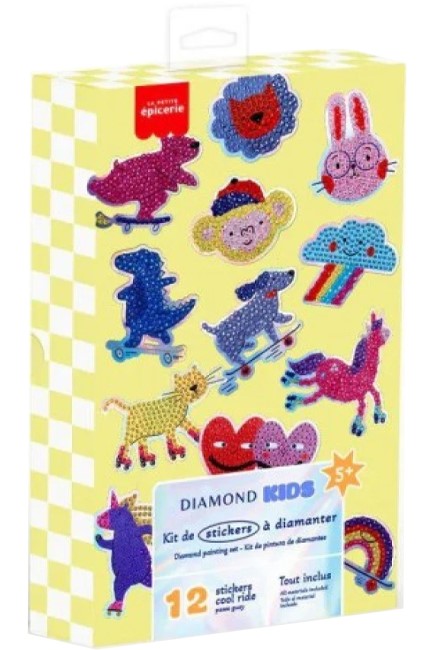 ΚΑΤΑΣΚΕΥΗ LA PETITE EPICERIE ΜΕ ΨΗΦΙΔΕΣ ΔΙΑΚΟΣΜΗΣΗΣ 352003 DIAMOND KIDS-STICKERS COOL RIDE