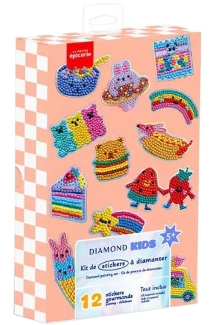 ΚΑΤΑΣΚΕΥΗ LA PETITE EPICERIE ΜΕ ΨΗΦΙΔΕΣ ΔΙΑΚΟΣΜΗΣΗΣ 352001 DIAMOND KIDS-STICKERS YUMMY