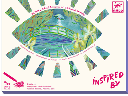 DJECO INSPIRED BY-ΖΩΓΡΑΦΙΖΩ MONET ΜΕ ΚΗΡΟΜΠΟΓΙΕΣ ΝΟΥΦΑΡΑ
