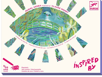 DJECO INSPIRED BY-ΖΩΓΡΑΦΙΖΩ MONET ΜΕ ΚΗΡΟΜΠΟΓΙΕΣ ΝΟΥΦΑΡΑ