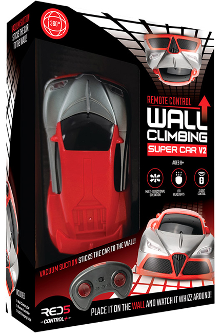 ΤΗΛΕΚΑΤΕΥΘΥΝΟΜΕΝΟ WALL CLIMBING SUND RACER RC THE SOURCE RED MΕ LED