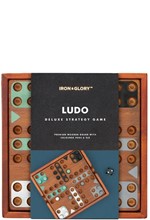 LUDO SUCK UK WOODEN DELUXE GAME ON