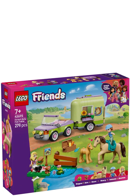 LEGO FRIENDS-42695 HORSE & BABY FOAL TRAILER