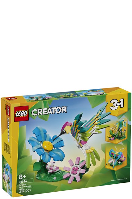 LEGO CREATOR-31384 WILD ANIMALS: COLORFUL HUMMINGBIRD