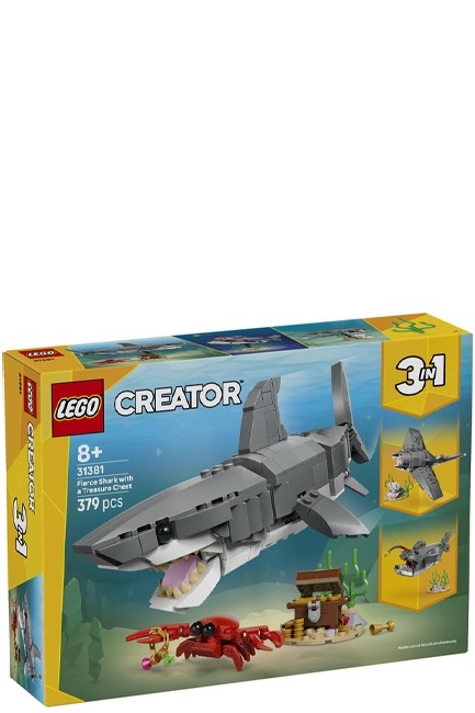 LEGO CREATOR-31381 FIERCE SHARK WITH A TREASURE CHEST