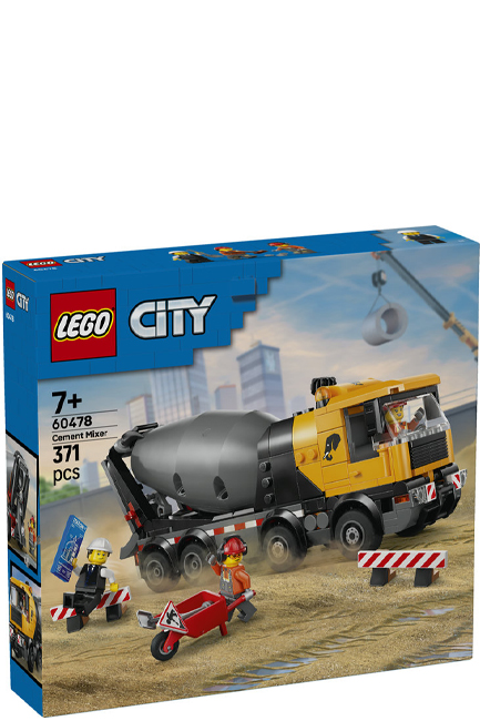 LEGO CITY GREAT VEHICLES-60478 CEMENT MIXER