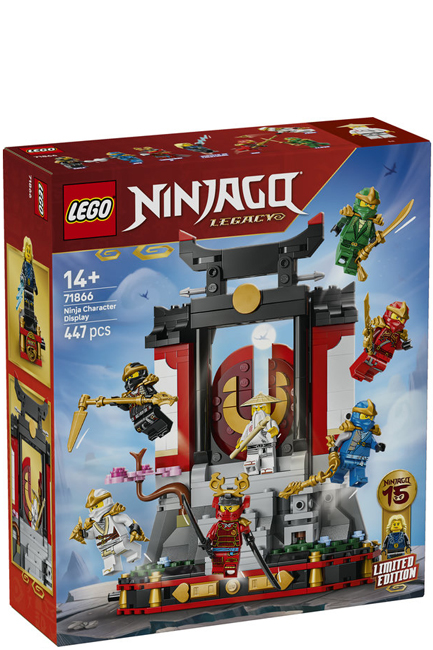 LEGO NINJAGO-71866 NINJA CHARACTER DISPLAY 15TH ANNIVERSARY