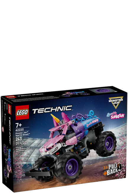LEGO TECHNIC-42220 MONSTER JAM SPARKLE SMASH PULL-BACK