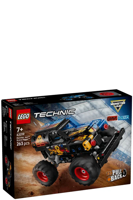 LEGO TECHNIC-42219 MONSTER JAM GRAVE DIGGER FIRE AND ICE