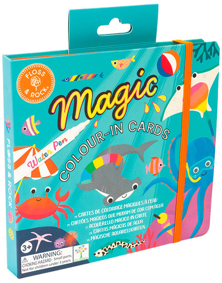 ΖΩΓΡΑΦΙΚΗ FLOSS AND ROCK ΜΕ ΚΑΡΤΕΣ ΚΑΙ  ΜΑΡΚΑΔΟΡΟ ΝΕΡΟΥ OCEAN