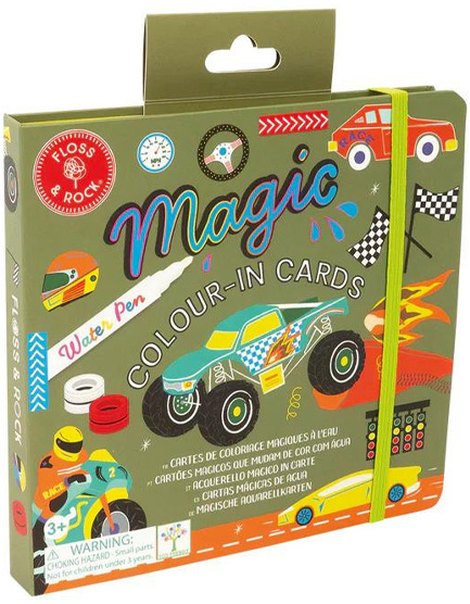 ΖΩΓΡΑΦΙΚΗ FLOSS AND ROCK ΜΕ ΚΑΡΤΕΣ ΚΑΙ  ΜΑΡΚΑΔΟΡΟ ΝΕΡΟΥ CARS