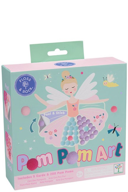 ΚΑΤΑΣΚΕΥΗ  POM POM FLOSS AND ROCK ENCHANTED