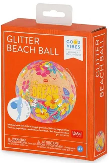 ΜΠΑΛΑ ΦΟΥΣΚΩΤΗ ΠΑΡΑΛΙΑΣ LEGAMI GLITTER TROPICANA DREAM BB0014