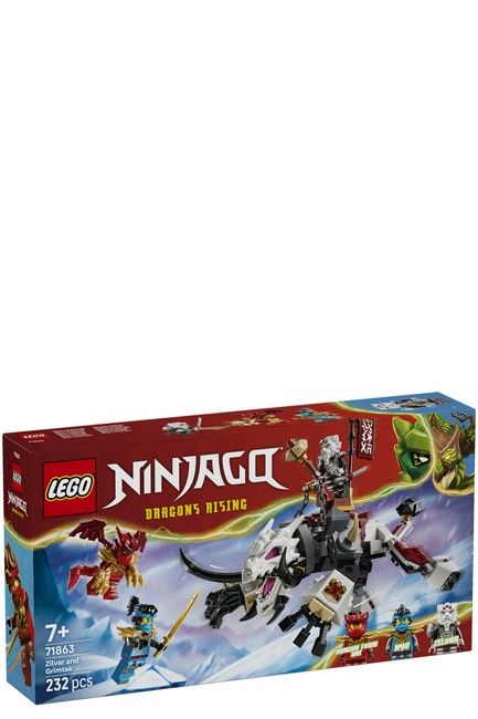 LEGO NINJAGO-71863 ZILVAR AND GRIMTAK THE DRAGON BEAST