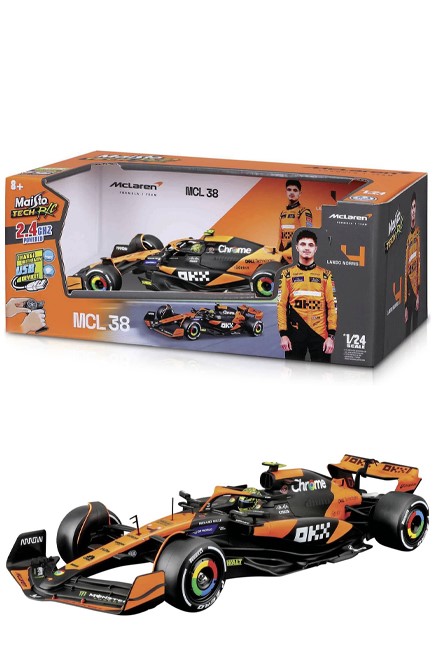 ΤΗΛΕΚΑΤΕΥΘΥΝΟΜΕΝΟ MAISTO 1:24 F1 MCLAREN TEAM MCL38 USB-LANDO NORRIS