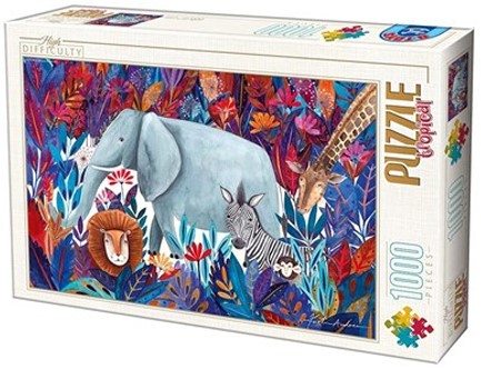 PUZZLE 1000ΤΕΜ.TROPICAL-ΖΩΑ ΤΗΣ ΖΟΥΓΚΛΑΣ